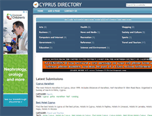 Tablet Screenshot of directory.thecyprusguide.net